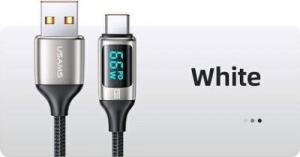 Kabel USB Usams USB-A - USB-C 1.2 m Biały (6958444975429) 7
