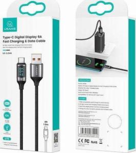Kabel USB Usams USB-A - USB-C 1.2 m Czarny (6958444975412) 8