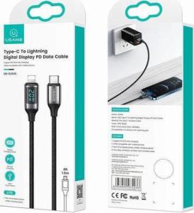 Kabel USB Usams USB-C - Lightning 1.2 m Biały (6958444975443) 7