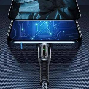 Kabel USB Usams USB-C - Lightning 1.2 m Czarny (6958444973111) 4