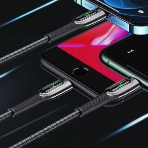 Kabel USB Usams USB-C - Lightning 1.2 m Zielony (6958444973128) 3