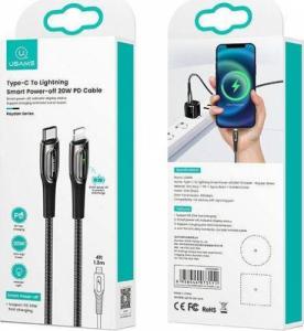 Kabel USB Usams USB-C - Lightning 1.2 m Zielony (6958444973128) 9
