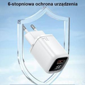 Ładowarka Usams T46 1x USB-A 1x USB-C 4 A (6958444976860) 5