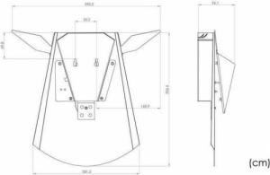 Kinkiet Abigail LAMPA ścienna ORIGAMI DEER-W Abigali metalowa OPRAWA kinkiet LED 6W 3000K jeleń biały 7