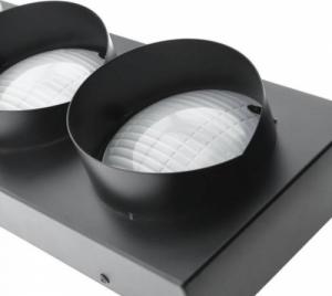 Kinkiet Abigail Kinkiet LAMPA ścienna STREET Abigali dekoracyjna OPRAWA sygnalizacja LED 15W z pilotem czarna 6