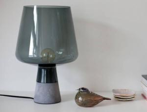 Lampa stołowa Abigail Stojąca LAMPA stołowa GOBLET TLS-E27 Abigali szklana LAMPKA nocna przydymiona 5