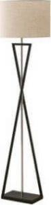 Lampa podłogowa Abigail LAMPA podłogowa SANDGLASS FSG-B-E27 Abigali stojąca OPRAWA abażurowa czarna 2