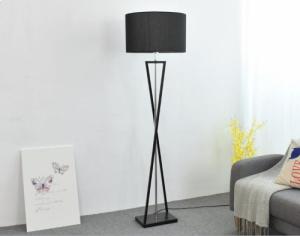 Lampa podłogowa Abigail LAMPA podłogowa SANDGLASS FSG-B-E27 Abigali stojąca OPRAWA abażurowa czarna 4