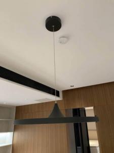 Lampa wisząca Abigail LAMPA wisząca DISC CHUA-16W-NW Abigali okrągła OPRAWA dysk LED 16W 4000K zwis czarny 5