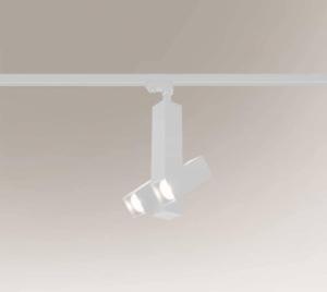 Shilo Sufitowa LAMPA regulowana MITSUMA 7995 Shilo prostokątna OPRAWA metalowy spot do systemu szynowego biały 1