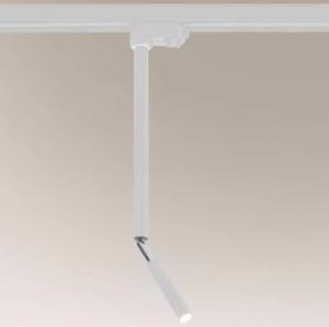 Lampa wisząca Shilo LAMPA sufitowa KOSAME 7871 Shilo metalowa OPRAWA regulowana do systemu szynowego biała 1
