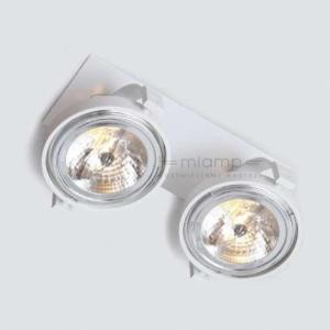 Shilo Podtynkowa LAMPA sufitowa SAKURA 7256 Shilo metalowa OPRAWA reflektorowa WPUST biały 1