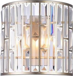 Kinkiet Cosmolight Ścienna LAMPA pałacowa KIEV W02103CP Cosmolight kinkiet kryształowy do jadalni glamour szampański 1