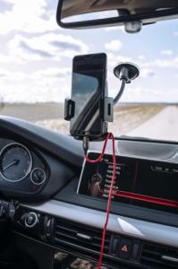 Blashorn Uniwersalny Solidny Uchwyt Na Telefon Do Samochodu Blashorn Elastycznyna deskę lub szybę samochodu 3