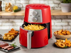 Frytkownica beztłuszczowa Delimano Wielofunkcyjna Frytownica Air Fryer Pro Czerwona Delimano 11