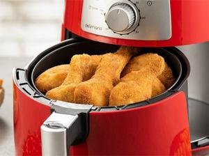 Frytkownica beztłuszczowa Delimano Wielofunkcyjna Frytownica Air Fryer Pro Czerwona Delimano 3
