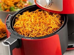 Frytkownica beztłuszczowa Delimano Wielofunkcyjna Frytownica Air Fryer Pro Czerwona Delimano 5