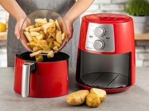 Frytkownica beztłuszczowa Delimano Wielofunkcyjna Frytownica Air Fryer Pro Czerwona Delimano 7