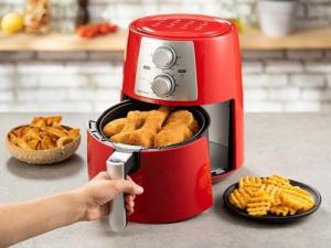 Frytkownica beztłuszczowa Delimano Wielofunkcyjna Frytownica Air Fryer Pro Czerwona Delimano 9