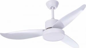 Lampa wisząca Globo LAMPA sufitowa RAMONA 03610 Globo metalowa OPRAWA wentylator LED 18W 4000K kawowy 2