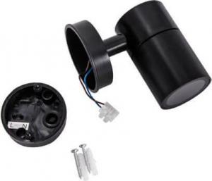 Kinkiet IDEUS Zewnętrzna LAMPA elewacyjna GORDON 03936 Ideus ogrodowa OPRAWA ścienna tuba IP54 czarna 3