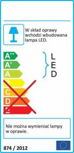 Kinkiet IDEUS Ścienna LAMPA ogrodowa SOLINA 03686 Ideus elewacyjna OPRAWA outdoor LED 8W 4000K z numerem domu IP54 szara 5