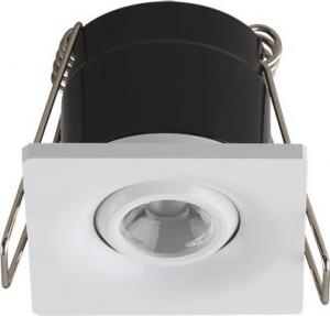 IDEUS Sufitowa LAMPA regulowana GOL LED D 03890 Ideus metalowa OPRAWA stropowa wpust LED 1,6W 4000K kwadratowy biały 1