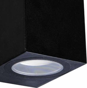 Kinkiet IDEUS Ścienna kostka GAMP 04018 Ideus ogrodowy kinkiet outdoor IP54 czarny 2