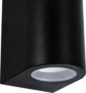 Kinkiet IDEUS Elewacyjna tuba GAMP 04017 Ideus nowoczesny kinkiet IP54 czarny 2