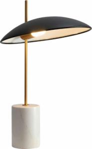 Lampa stołowa Italux Stojąca LAMPKA loft VILAI TB-203342-1-BL Italux metalowa LAMPA stołowa LED 4W 3000K kopuła czarna złota marmurowa 1
