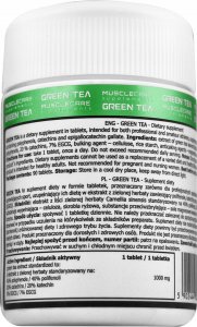 Muscle Care MUSCLE CARE GREEN TEA 90 TABS 2