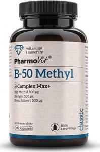 Pharmovit PHARMOVIT B-50 METHYL B-COMPLEX MAX+ 120 KAPS 1