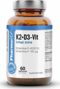 Pharmovit PHARMOVIT K2+D3-VIT SOFTGEL ACTIVE 60 KAPS 1