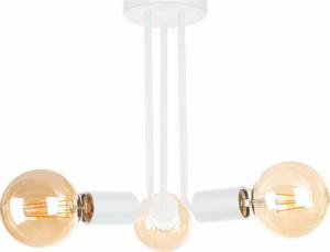 Lampa wisząca KET LAMPA sufitowa KET1173 metalowa OPRAWA loftowa sticks białe 1
