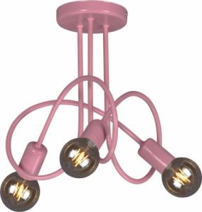 Kaja LAMPA sufitowa K-4518 Kaja metalowa OPRAWA loftowa plafon do pokoju dziecięcego sticks różowy 1