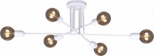 Lampa sufitowa Kaja Pająk LAMPA sufitowa K-4393 Kaja industrialna OPRWA metalowy plafon pręty sticks spider biały 1
