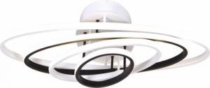 Lampa sufitowa Kaja Plafon LAMPA sufitowa K-8105 Kaja okrągła OPRAWA futurystyczna LED 84W 4000K pierścienie rings białe czarne 1
