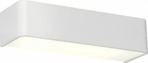 Kinkiet KASPA Prostokątna LAMPA ścienna FLAT LED 3,5W 3000K 20297101 Kaspa kinkiet OPRAWA metalowa belka biała 1