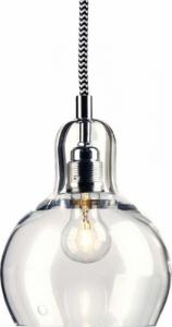 Lampa wisząca KASPA LAMPA wisząca LONGIS I 10125109 Kaspa loftowa OPRAWA kulisty ZWIS szklany przezroczysty 1