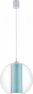 Lampa wisząca KASPA LAMPA wisząca MERIDA L 10407112 Kaspa skandynawska OPRAWA szklany ZWIS ball przezroczysta turkusowa 1