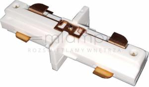 Light Prestige Wewnętrzny I-ŁĄCZNIK szynoprzewodu LP-551-S-WH Light Prestige do 1-fazowej szyny natynkowej 230V biały 1