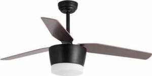 Lampa wisząca Luces Exclusivas LAMPOWENTYLATOR sufitowy Luces Exclusivas LE42555 drewniana OPRAWA plafon LED 18W 3000K wiatrak plafoniera biała drewno 2