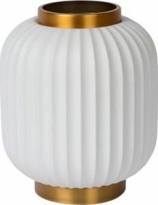 Lampa stołowa Lucide Stołowa LAMPA stojąca GOSSE 13535/24/31 Lucide plisowana LAMPKA porcelanowa biała 1