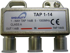 Digiality Rozdzielacz antenowy 1-Way Tap 14 dB split (4814) 1