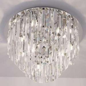 Lampa sufitowa MAXlight Plafon LAMPA sufitowa MONACO C0206 Maxlight kryształowa OPRAWA glamour crystal plafoniera złota przezroczysta 2