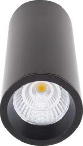Lampa sufitowa MAXlight Natynkowa LAMPA sufitowa LONG C0154 + RC0154 BLACK Maxlight okrągła OPRAWA metalowy spot LED 7W 3000K tuba czarna 1