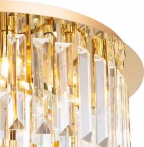 Lampa sufitowa MAXlight Przysufitowa LAMPA glamour MONACO C0205 Maxlight kryształowa do sypialni złota 2