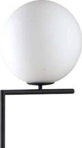 Lampa podłogowa Mdeco Stojąca LAMPA podłogowa CONDI MLM-7475/1 BL MDECO loftowa OPRAWA szklana kula ball czarna biała 4