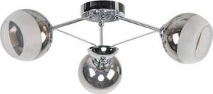 Lampa sufitowa Mdeco Modernistyczna LAMPA sufitowa ELM1018/3 8C MDECO loftowa OPRAWA szklane kule balls chrom 1