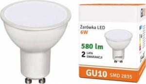 Mdeco Żarówka LED MDECO SLP1362 GU10 6W 560lm 230V biała zimna 1